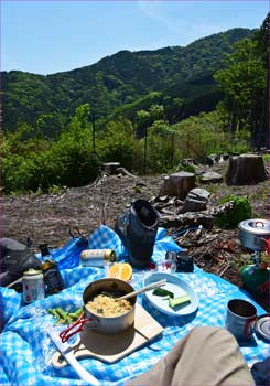 ラーメンで