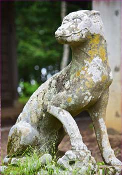 御岳神社の狛犬