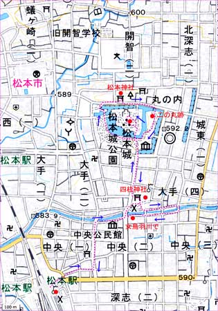 松本市地図