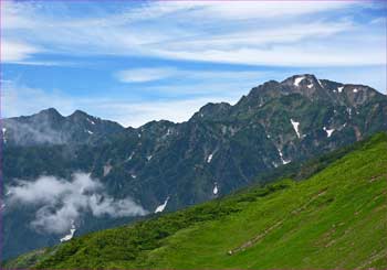 鹿島槍と五竜が