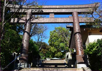 辺津宮の鳥居