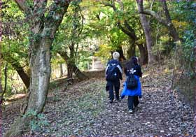 都夫良野公園からの若者たち