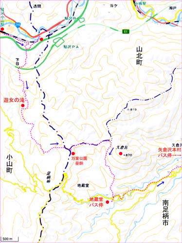 矢倉岳地図