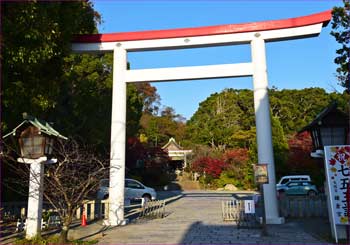 鎌倉宮の一の鳥居