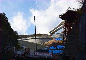皆瀬川橋工事