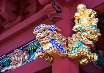木鼻の獅子