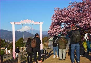 会場で