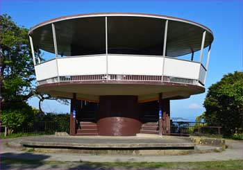 披露山公園の展望台