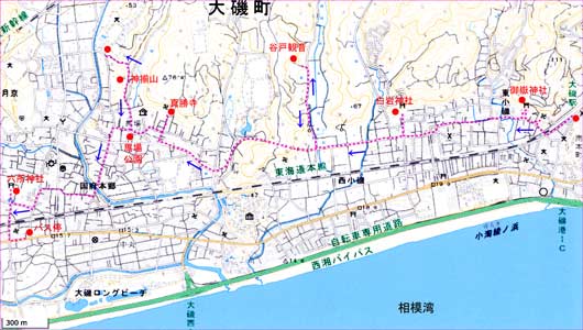 大磯地図