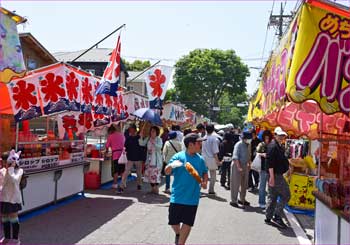 祭の露天