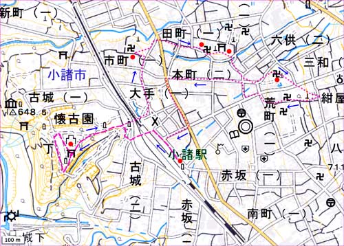 小諸地図