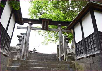 健速神社の鳥居