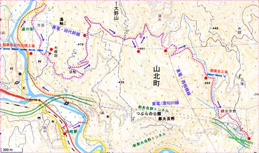 大野山地図