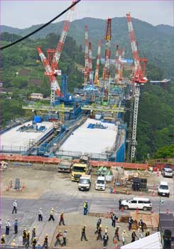 橋工事