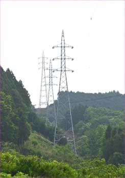 送電鉄塔群