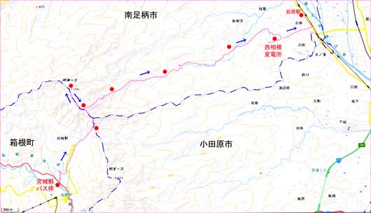 明神ヶ岳地図
