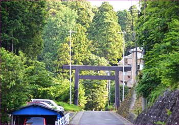 諏訪神社の鳥居