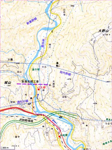 谷峨地図