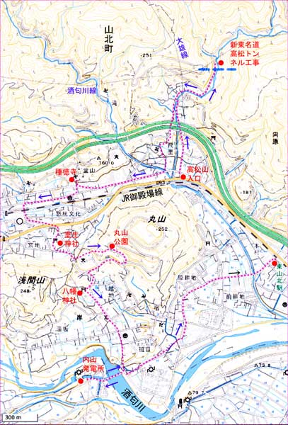 山北地図