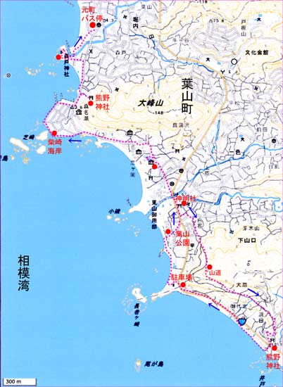 葉山地図