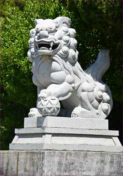 森戸神社の狛犬