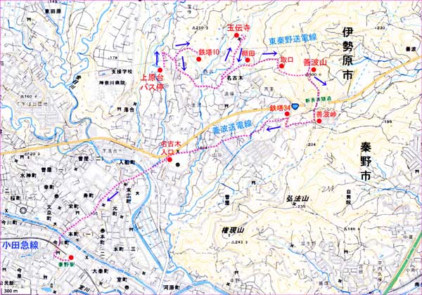 名古木地図