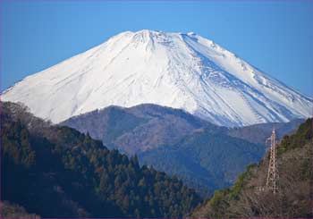 丹沢湖富士