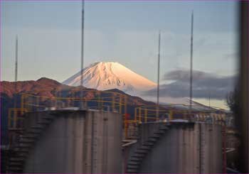 車窓の富士