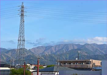 渋沢駅からの展望