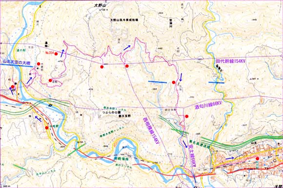 大野山地図