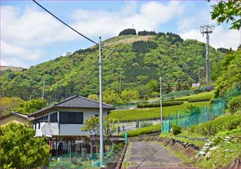 大野山振り返って