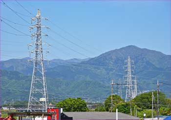 大山見ゆ