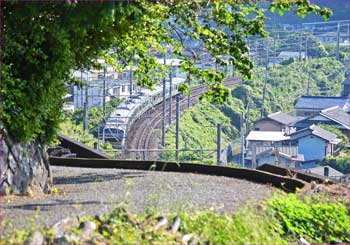 電車を