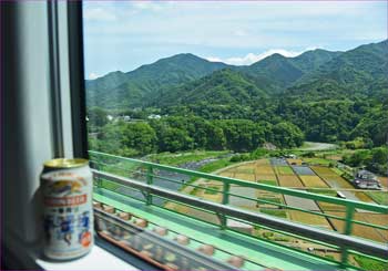 車内で